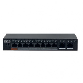 BCS-L-SP0802G BCS switch PoE 10 portowy (8x PoE 100M, 2x RJ45 Uplink)