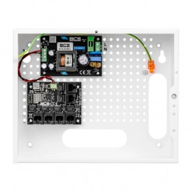 BCS-IP4/E-S System zasilania do 4 kamer IP ze switchem PoE w obudowie wewnętrznej