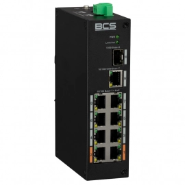 BCS-L-SP0801G-1SFP BCS Line switch PoE 9 portowy (8x RJ45 PoE, 1x SFP)