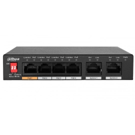 PFS3005-4ET-60-V2 Dahua niezarządzalny switch 5 portów 4x PoE 1x Uplink