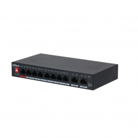 PFS3010-8GT-96-V2 Dahua switch niezarządzalny 10 portów: 8x PoE, 2x Uplink Gigabit