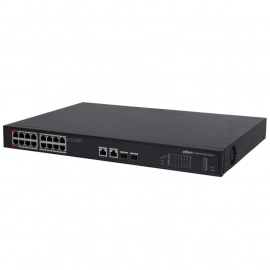 PFS3220-16GT-240-V2 Dahua switch niezarządzalny 20 portów 16x PoE 2x Uplink SFP Gigabit
