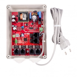  IPB-5-10A-S4 ATTE gotowy zestaw do zasilania 5 kamer IP ze switchem PoE