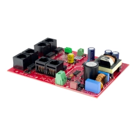 IPB-5-10A-OF ATTE 6 portowy switch PoE ze zintegrowanym zasilaczem
