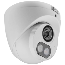 BCS-P-EIP14FSR3L3-AI(2) BCS Point kamera kopułowa IP 4Mpx LED 30M w metalowej obudowie