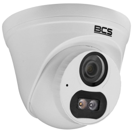BCS-P-EIP18FSR3L3-AI(2) BCS Point kamera kopułowa IP 8Mpx LED 30M w metalowej obudowie