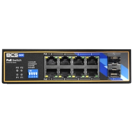 BCS-B-ISP08G-2SFP BCS Basic switch PoE 8 portowy RJ45 POE 2xSFP Uplink