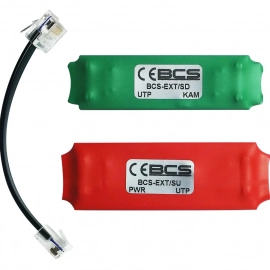 BCS-EXT zestaw do zasilania kamery analogowej do 400m