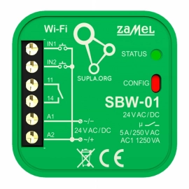 SBW-01 Moduł sterowania bramami WiFi SUPLA