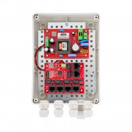 IP-5-11-M2 ATTE gotowy zestaw do zasilania 5 kamer IP ze switchem PoE