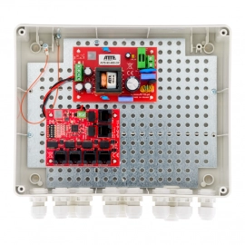 IP-5-11-L2 ATTE zestaw do 5 kamer IP switch PoE 5P+1UP