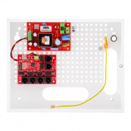 IP-5-11-E ATTE zestaw do zasilania 5 kamer IP ze switchem PoE 5P+1UP