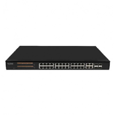 BCS-SP24G04G-4SFP-M BCS Line zarządzalny switch PoE 28 portowy (24x PoE, 4x Uplink, 4x SFP)