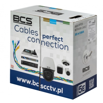 BCS-U/UTP-CAT5E-PVC BCS Universal kabel U/UTP kat.5E