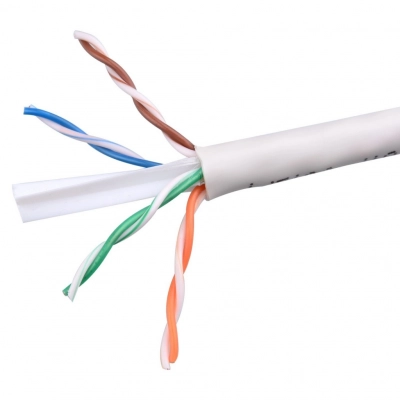 Kabel UTP drut cat.6 (305m) Linkbasic (23AWG/0.57mm, 100% miedzi, certyfikat)