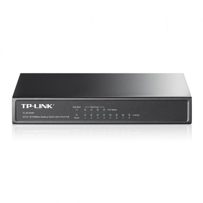 TL-SF1008P TP-Link 8 portowy switch10/100M, 4 porty PoE