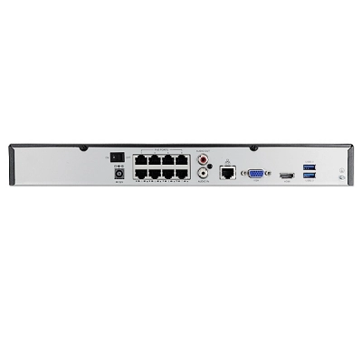 BCS-P-NVR1602-8P sieciowy rejestrator 16 kanałowy IP switch PoE x8