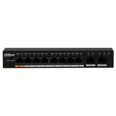 PFS3010-8ET-96 Dahua switch PoE 10 portowy (8x PoE, 2x 10/100/1000Mbps)