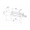 EL1-014 Bira elektrozaczep standardowy