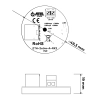 ETH-2WIRE-A-SET2 ATTE zestaw konwerterów PoE po 2 przewodach 800m