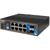 BCS-B-ISP08G-2SFP BCS Basic switch PoE 8 portowy RJ45 POE 2xSFP Uplink