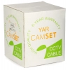 Przewód CCTV CAMSET YAR 75-0.59/3.7+2x0.50 [100m] z dwoma przewodami zasilającymi 230V AC