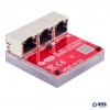 xPoE-3-11 ATTE niezarządzalny switch PoE 3 portowy extender 1xPoE IN 802.3at/af 2xPoE OUT