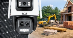kamera solarna bcs na dzialke podczas budowy domu 4g