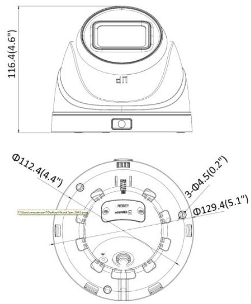 Wymiary BCS-B-EI215IR3
