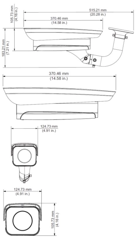 Wymiary BCS-TIP7201ITC-III