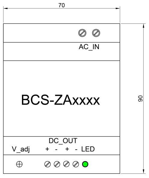 wymiary BCS-ZA2425